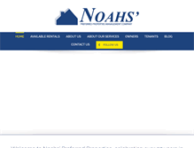 Tablet Screenshot of noahsproperties.com